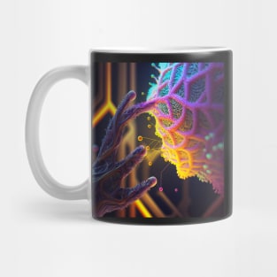 Microscopic Connection (Psychedelic Alien) Mug